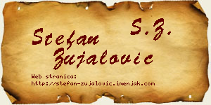 Stefan Zujalović vizit kartica